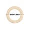 20 Pieces Natural Wood Rings for Crafts, Macrame Rings for DIY, Wooden Rings Without Paint, Pendant Connectors 55mm/2.2inch